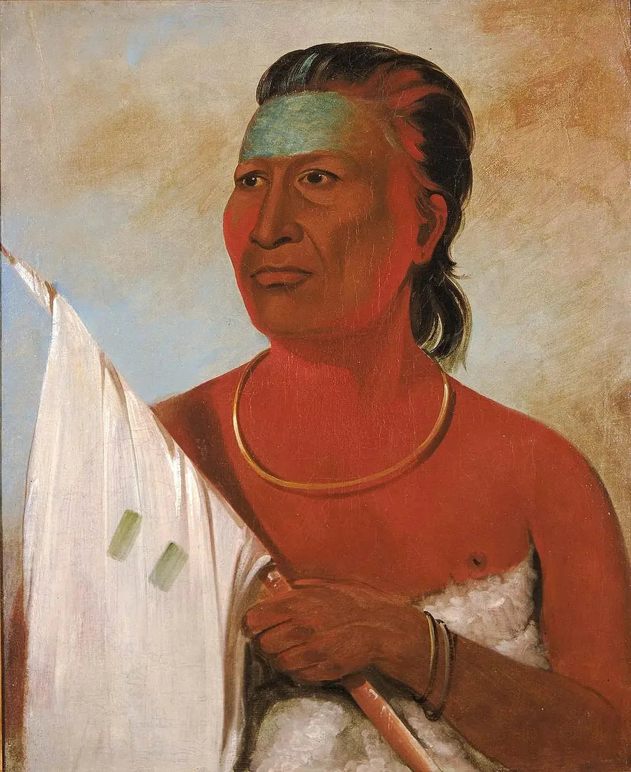 Náh-pope, Çorba, Black Hawk danışmanı - George Catlin