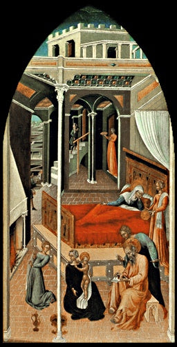 Hz. Yahya'nın Doğuşu - Giovanni di Paolo