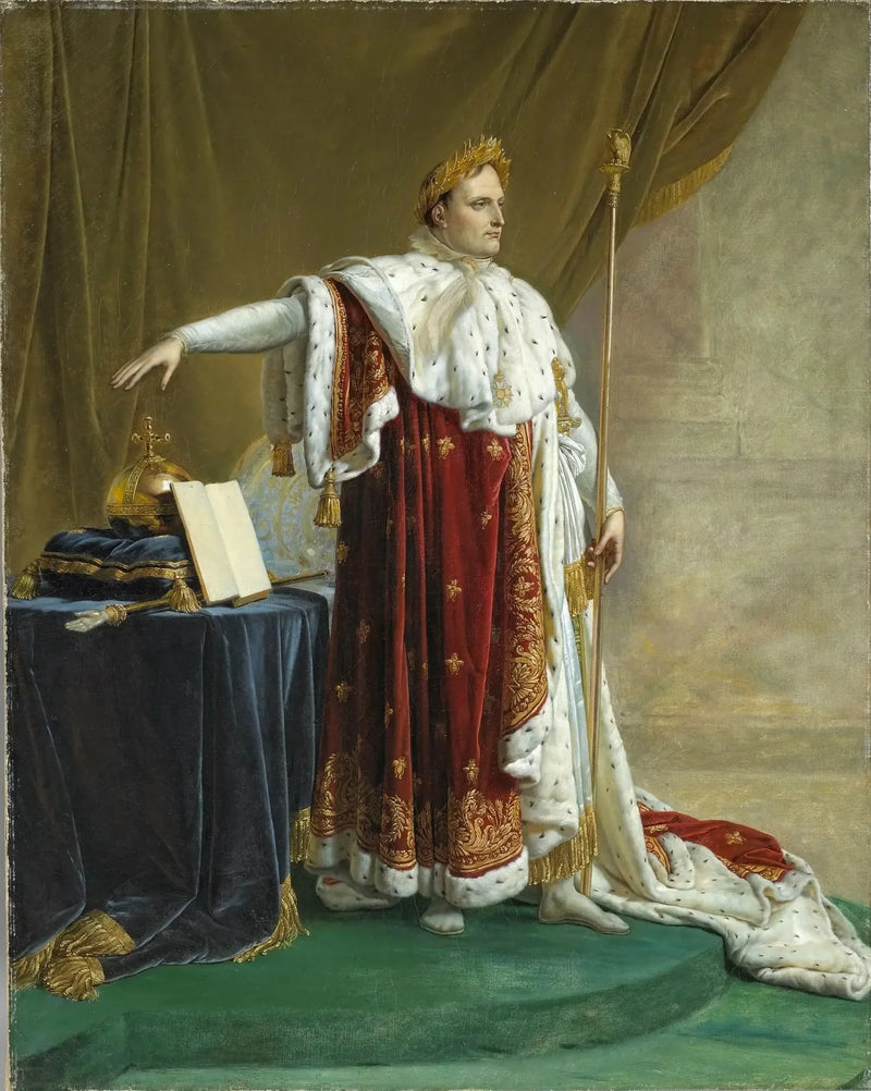 Napoléon 1er taç giysisiyle - Anne-Louis Girodet