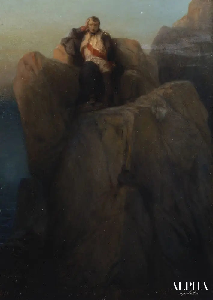 Napoléon à Sainte-Hélène - Paul Delaroche - Reproductions de tableaux et peintures haut de gamme