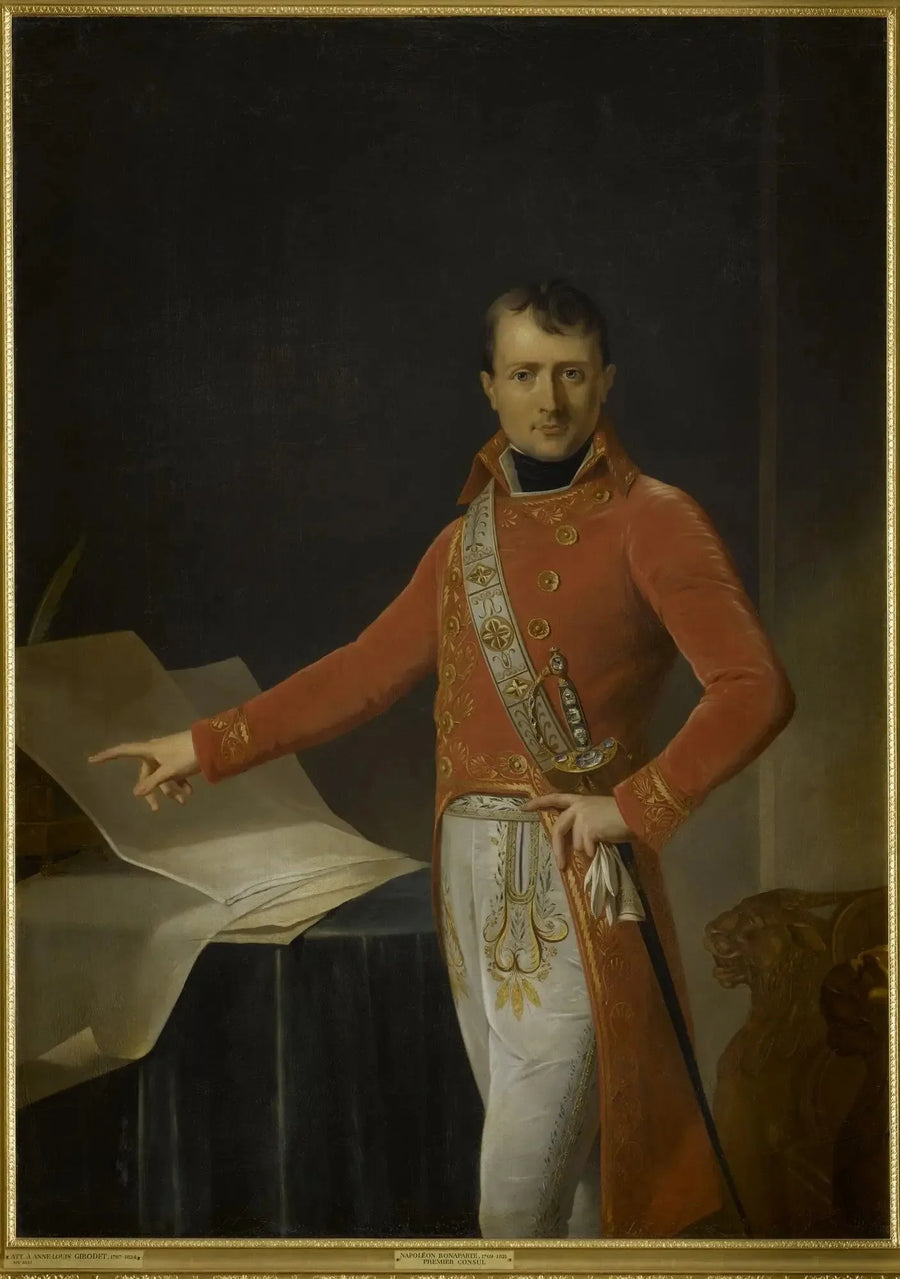 Napoléon Bonaparte o zaman Birinci Konsül - Anne-Louis Girodet