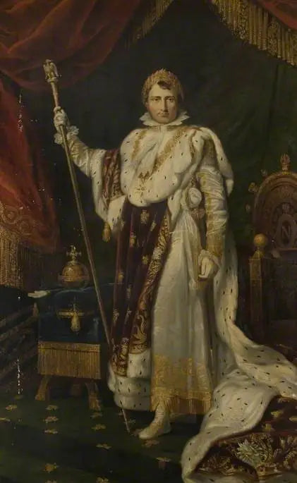 Napoléon Ier (1769-1821) empereur des Français (1804-1815) dans sa tenue de sacre - François Gérard - Alpha