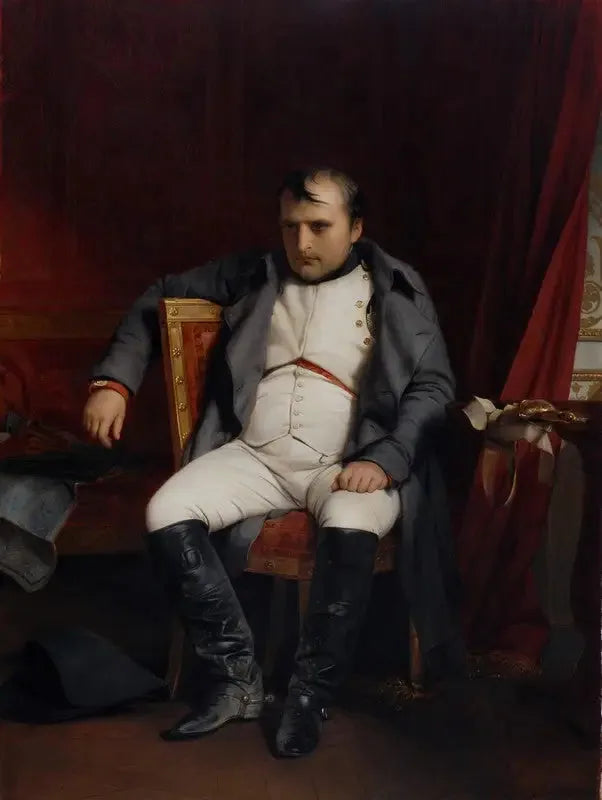 Napoléon I Fontainebleau'da 31 Mart 1814 - Paul Delaroche