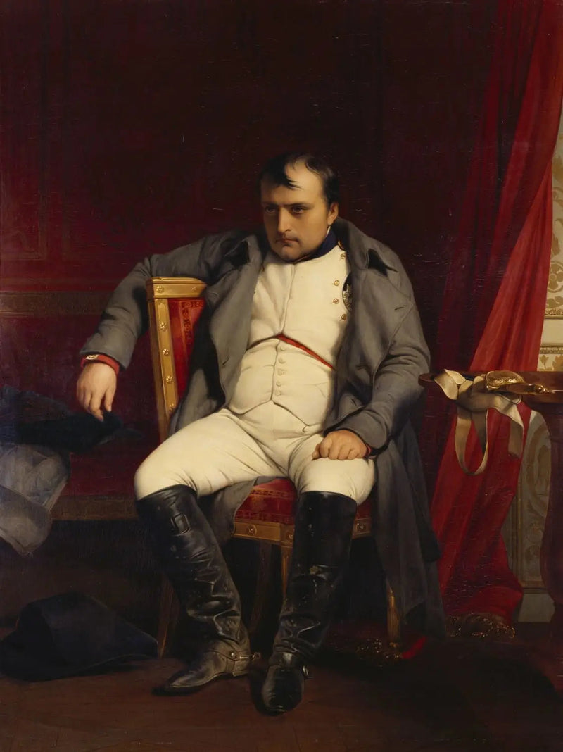 Napoléon I. Fontainebleau'da 31 Mart 1814 - Paul Delaroche