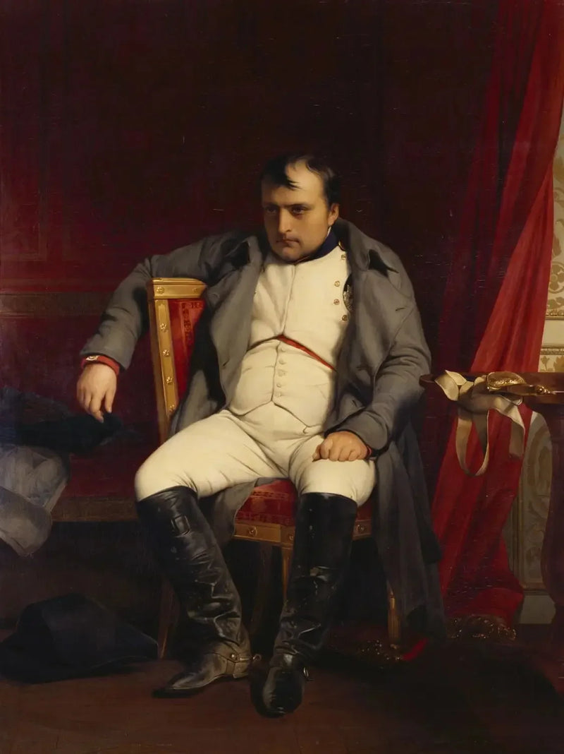 Napoléon I. Fontainebleau'da 31 Mart 1814 - Paul Delaroche