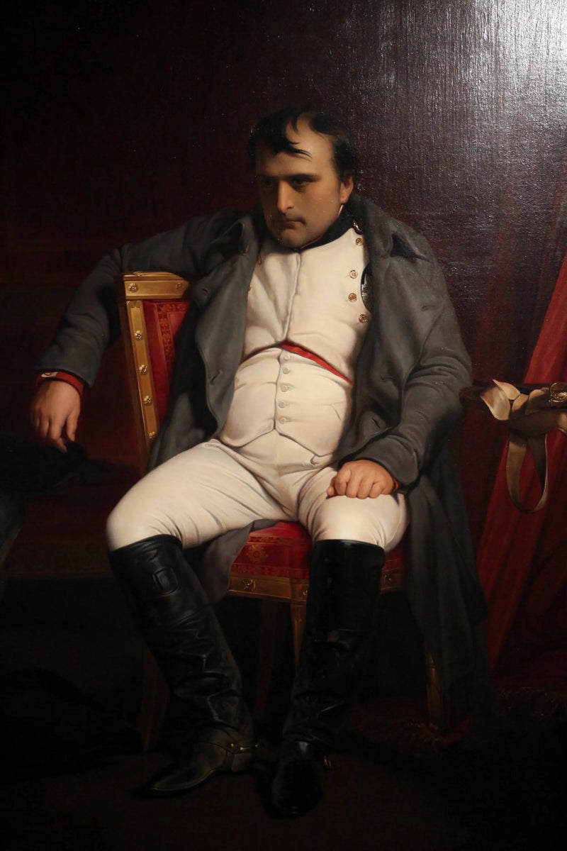 Napoléon I Fontainebleau'da 31 Mart 1814 - Paul Delaroche