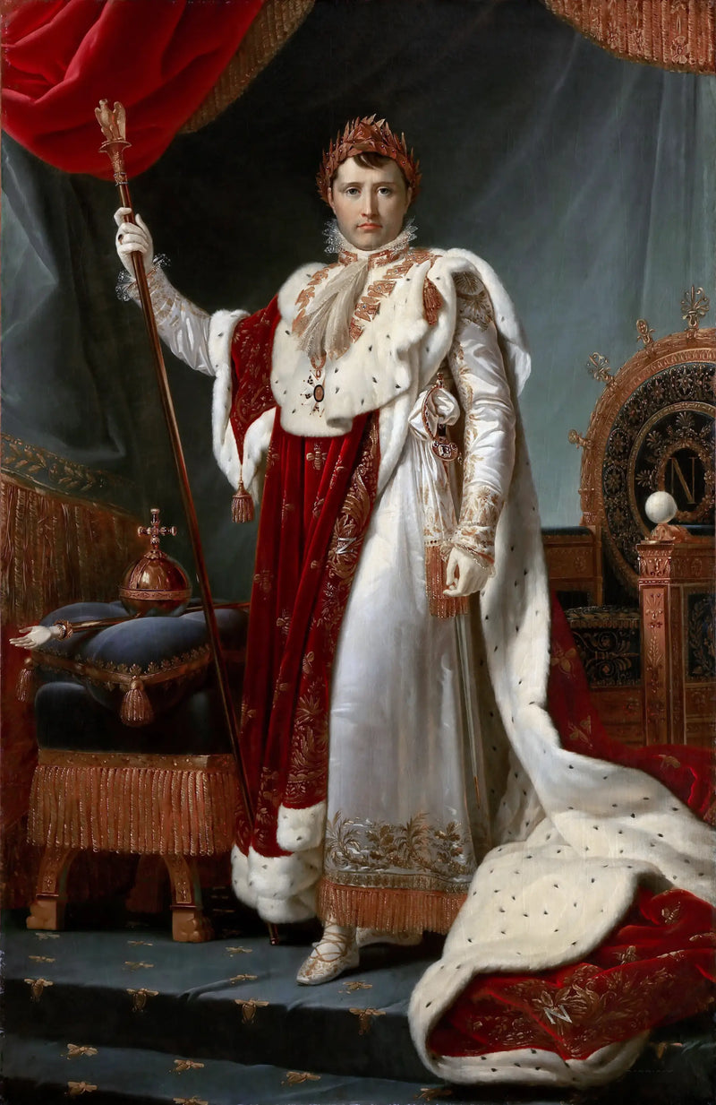 Napoléon I. taç giyerken kostümde - François Gérard