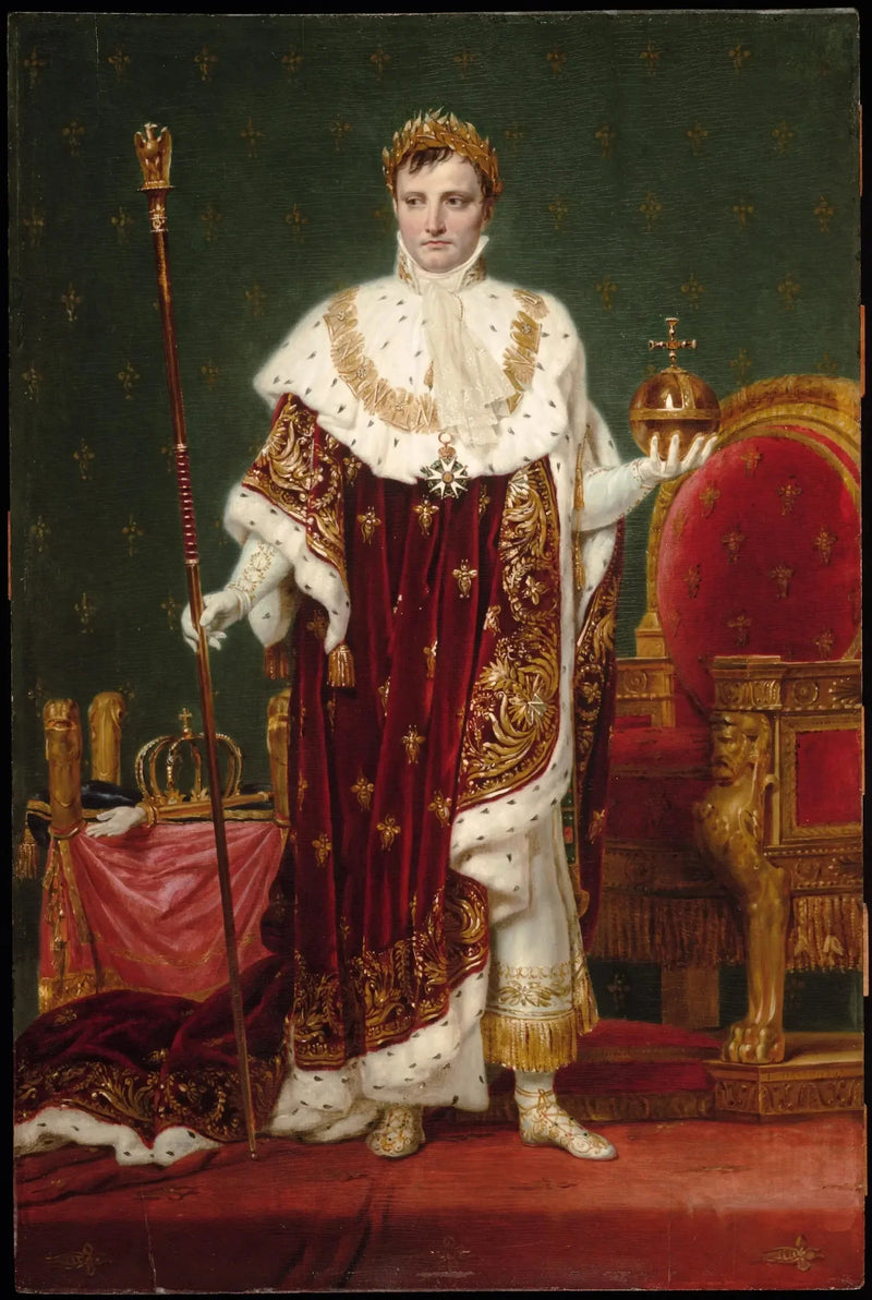 I. Napoléon İmparatorluk Kıyafetleri İçinde - Jacques-Louis David