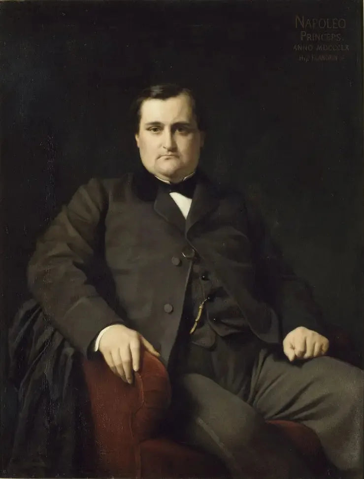 Napoléon-Joseph-Charles-Paul Bonaparte, prince Napoléon - Hippolyte Flandrin image 1 reproduction d’œuvre d’art à l’huile