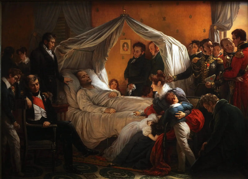 Napoléon Ölüm Yatağında - Charles de Steuben