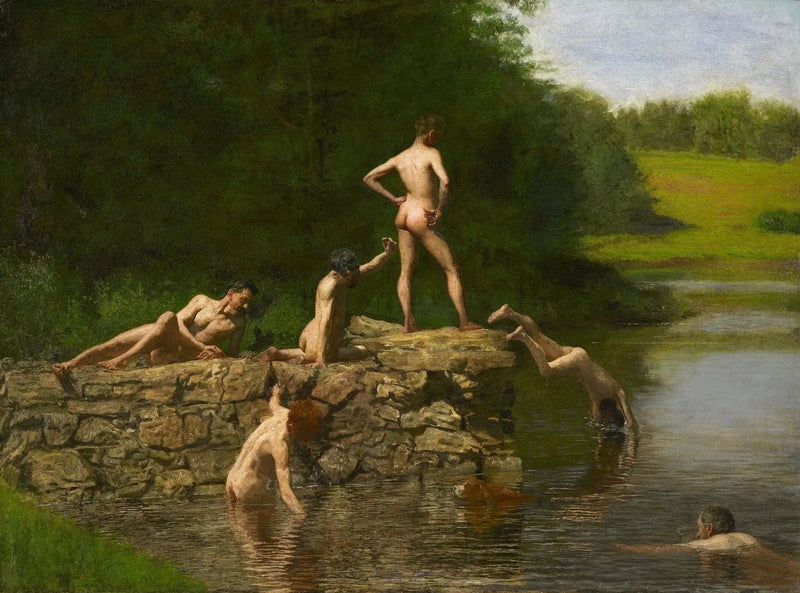 Yüzme - Thomas Eakins