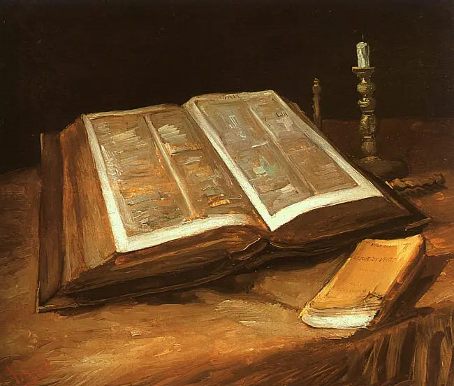 İncil ile Natürmort - Vincent van Gogh