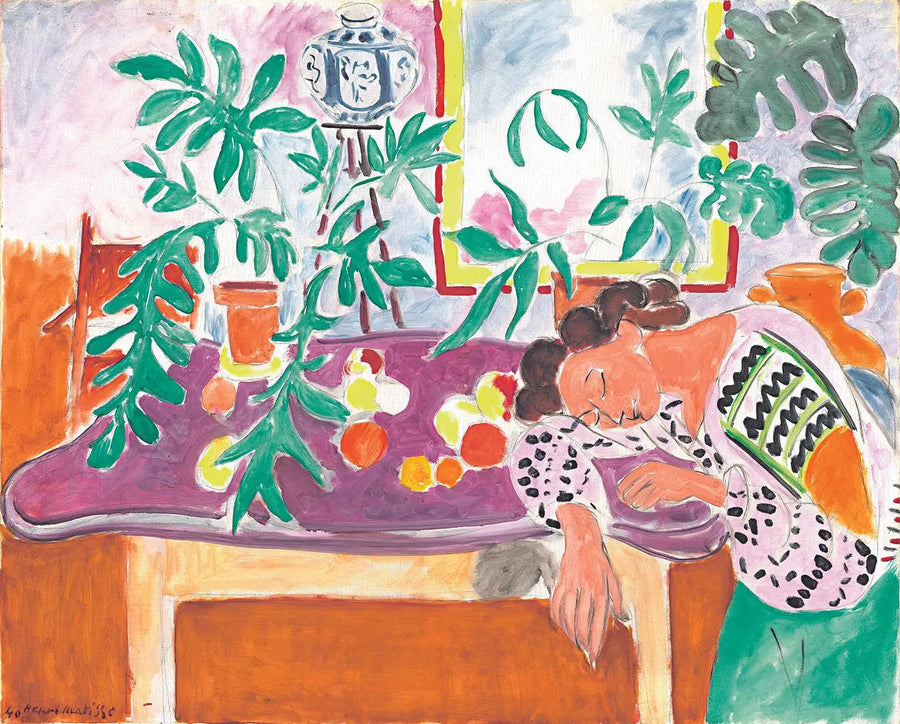 Uyumakta Olanın Natürmortu - Henri Matisse