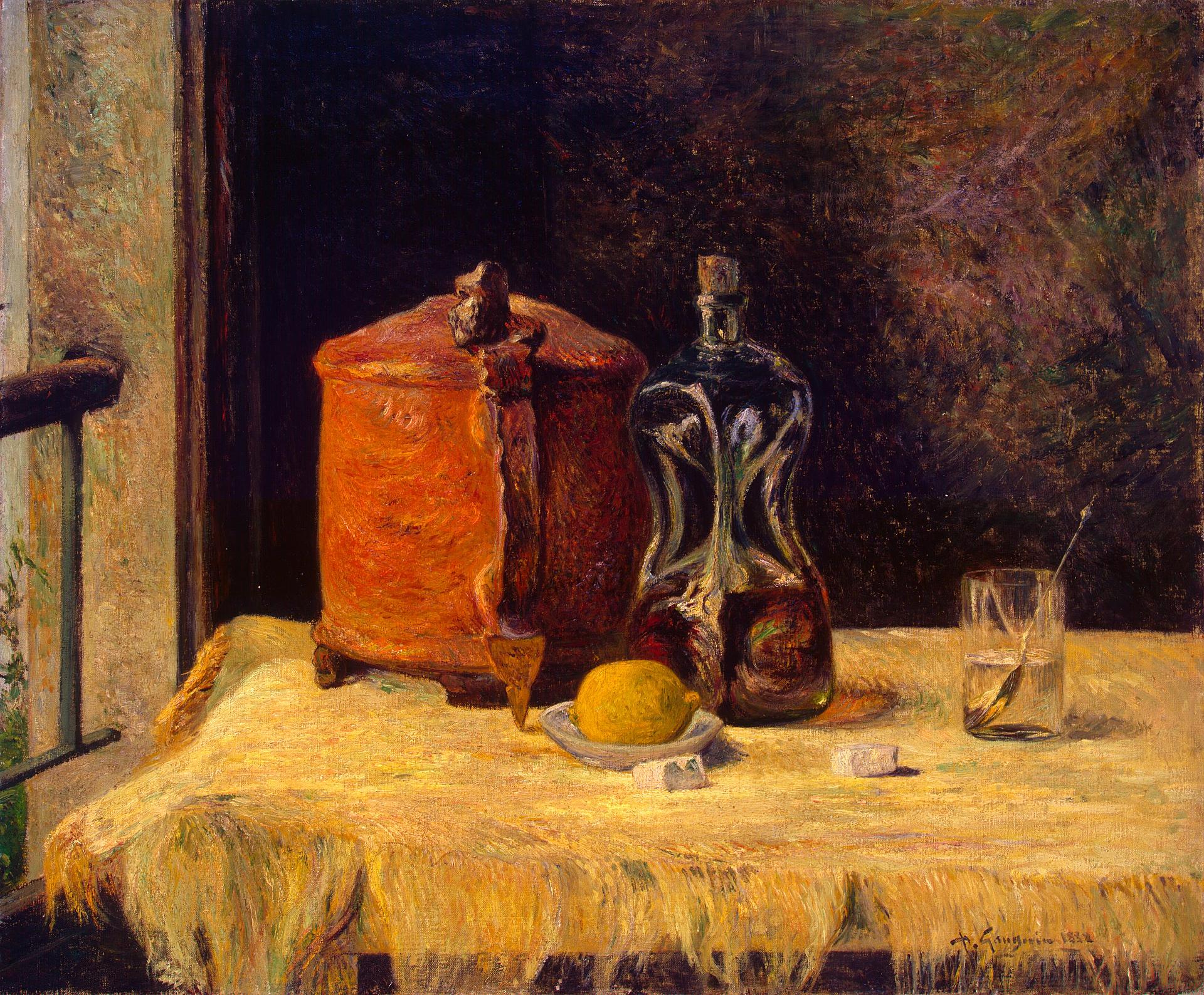 Penceredeki Natürmort - Paul Gauguin