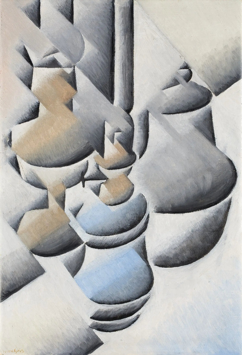 Tablo: Nature morte à la lampe - Juan Gris