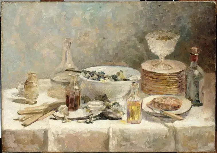 Tablo: Salata ile Natürmort - Édouard Vuillard