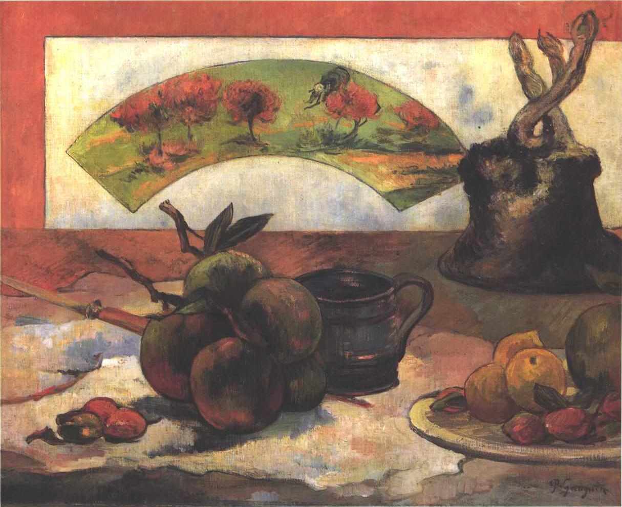 Şemsiye ile Natürmort - Paul Gauguin