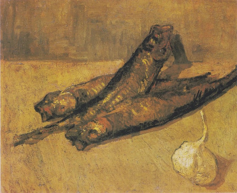 Sarımsak-soğan ile döngüdeki natürmort - Vincent van Gogh