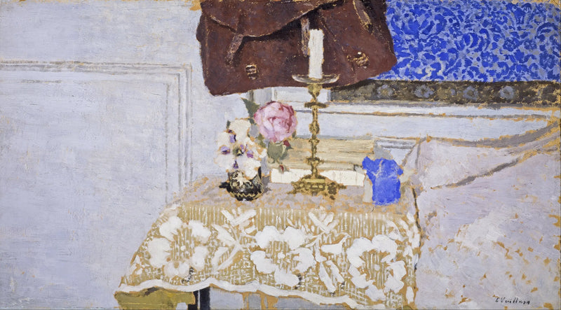 Natürmort ve şamdan - Édouard Vuillard
