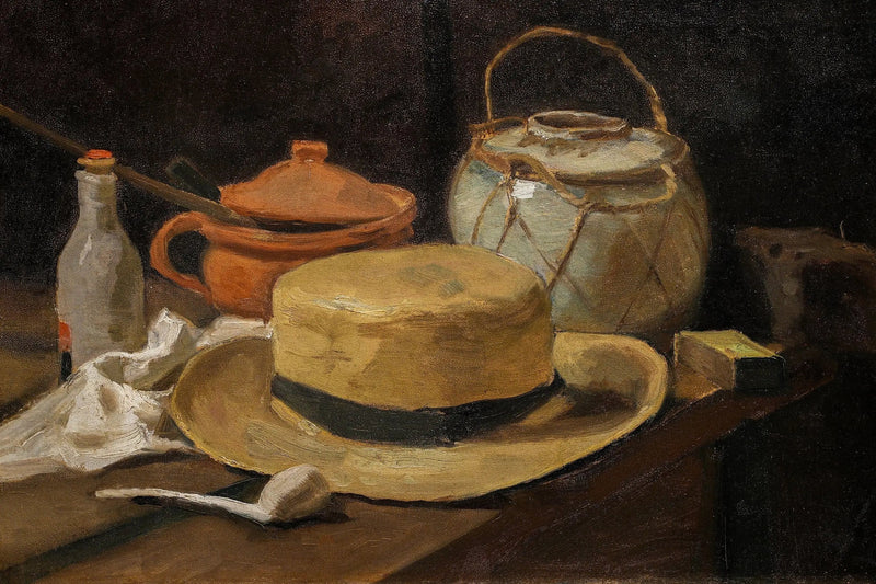 saman şapkalı natürmort - Vincent van Gogh
