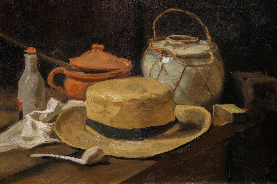 saman şapkalı natürmort - Vincent van Gogh