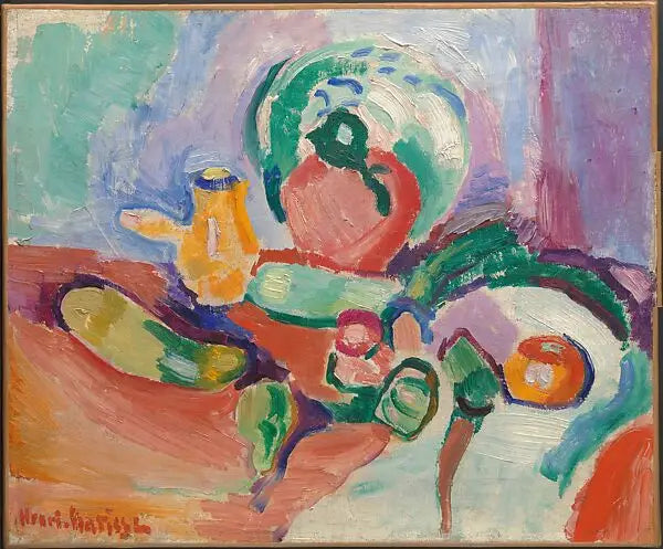 Salatalık ile Natürmort - Henri Matisse