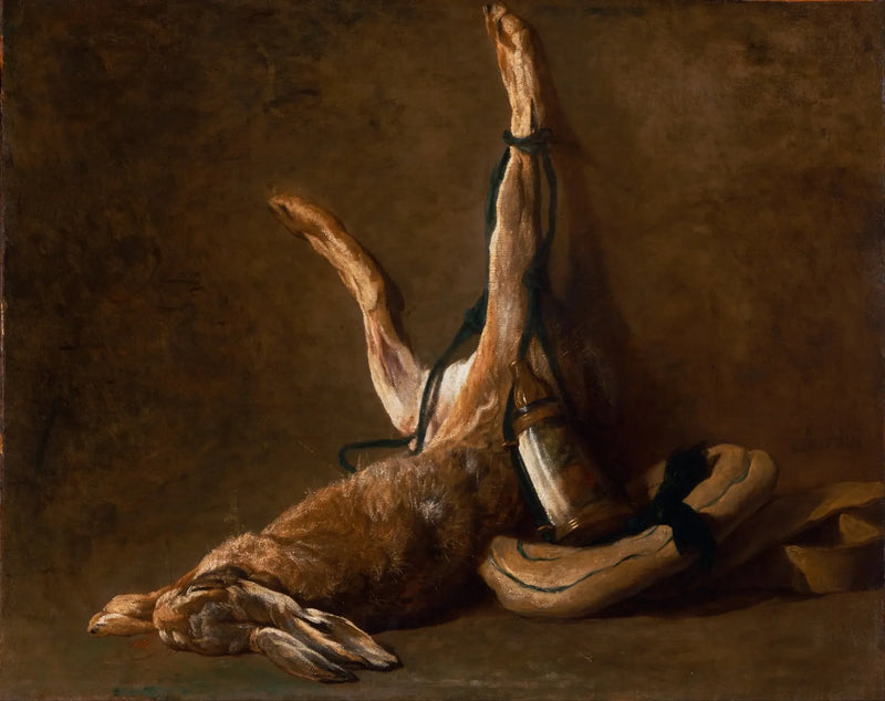 Tablo: Nature morte au lièvre - Jean Siméon Chardin