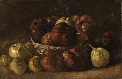 Elma Sepetli Natürmort - Vincent van Gogh