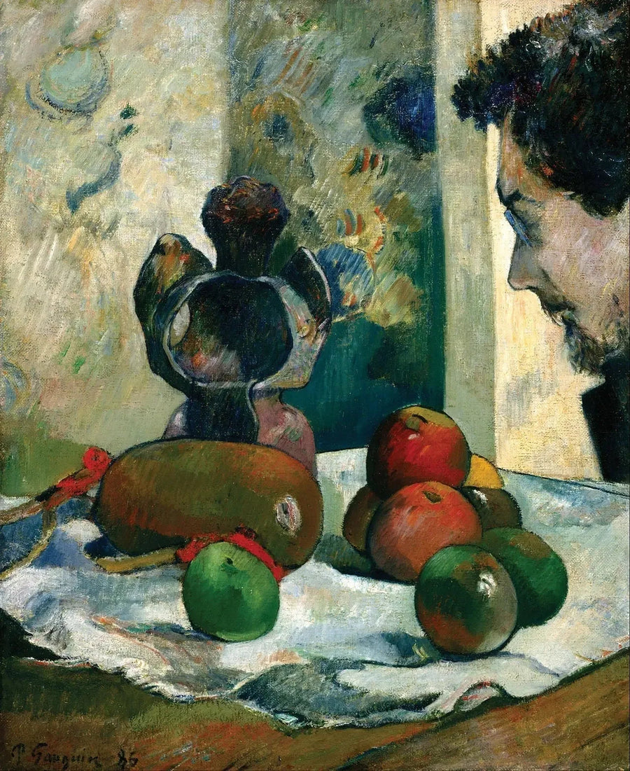 Laval Profilinde Natür Mort - Paul Gauguin