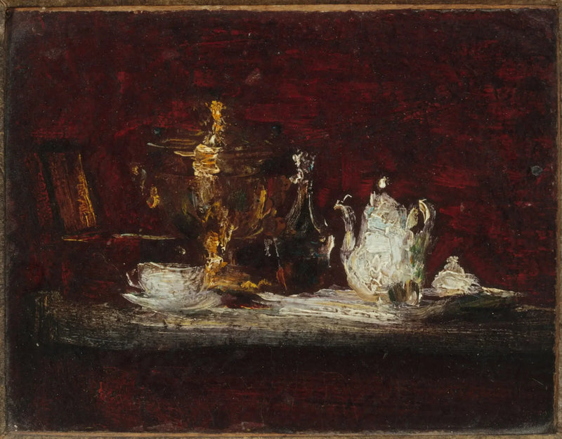 Doğa Manzarası ve Samovar - Henri Fantin-Latour