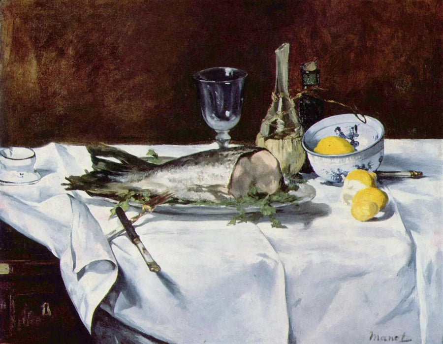 Somonlu Natürmort - Édouard Manet