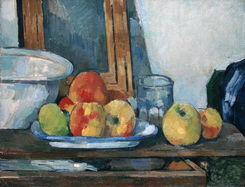Açık çekmeceli natürmort - Paul Cézanne