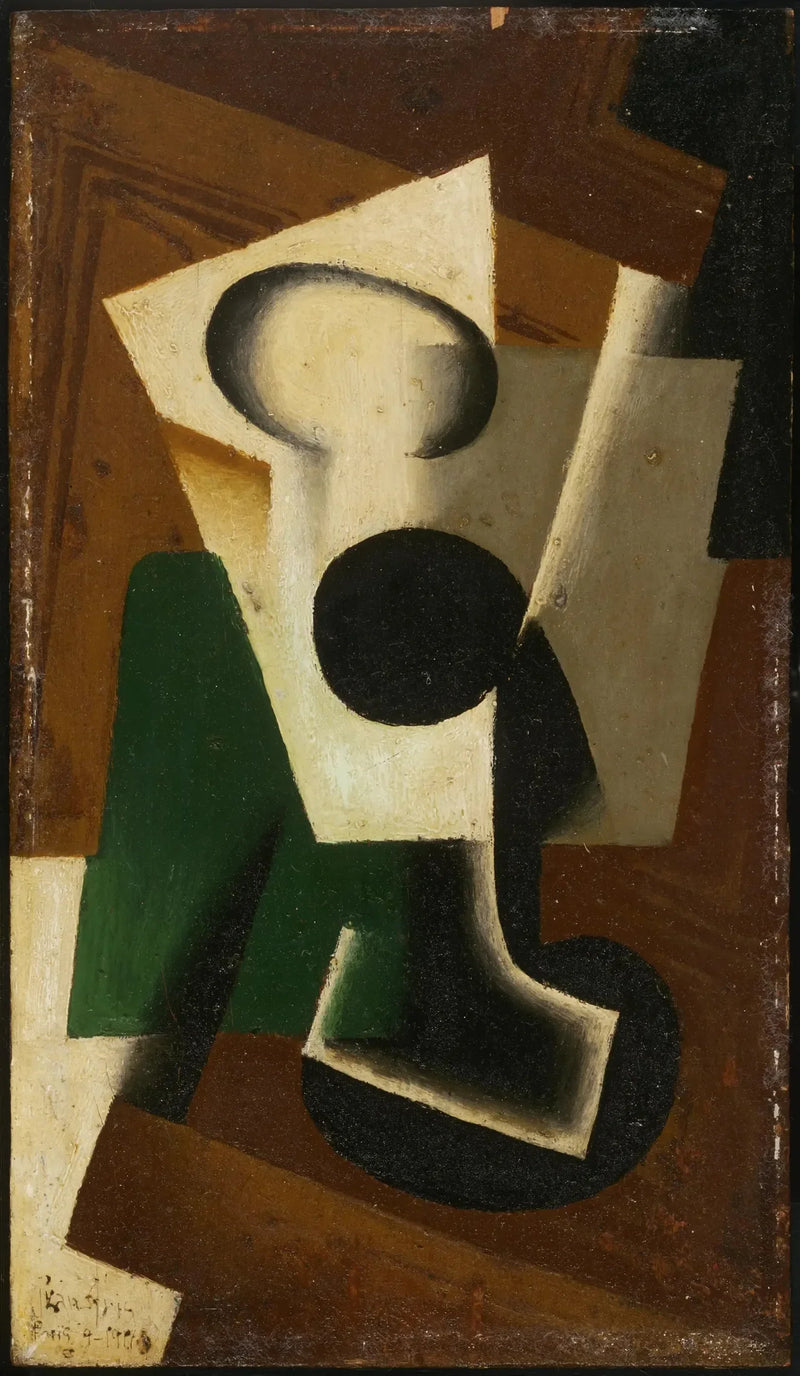 Tablo: Nature morte au verre - Juan Gris