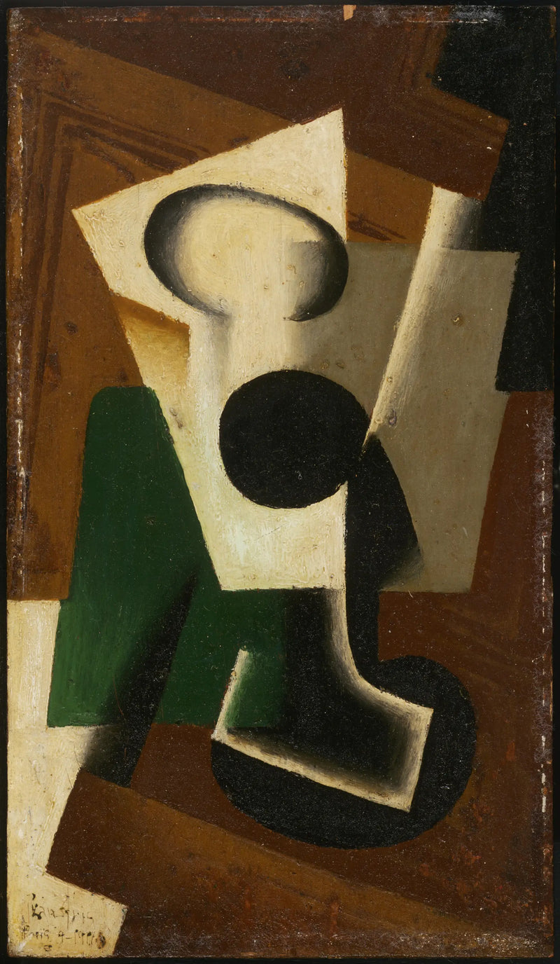 Tablo: Nature morte au verre - Juan Gris