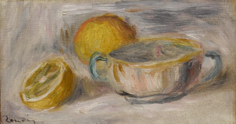 Limonlu Natürmort - Pierre-Auguste Renoir