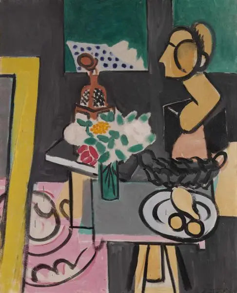 Sırt çantası ile doğa ölüsü - Henri Matisse