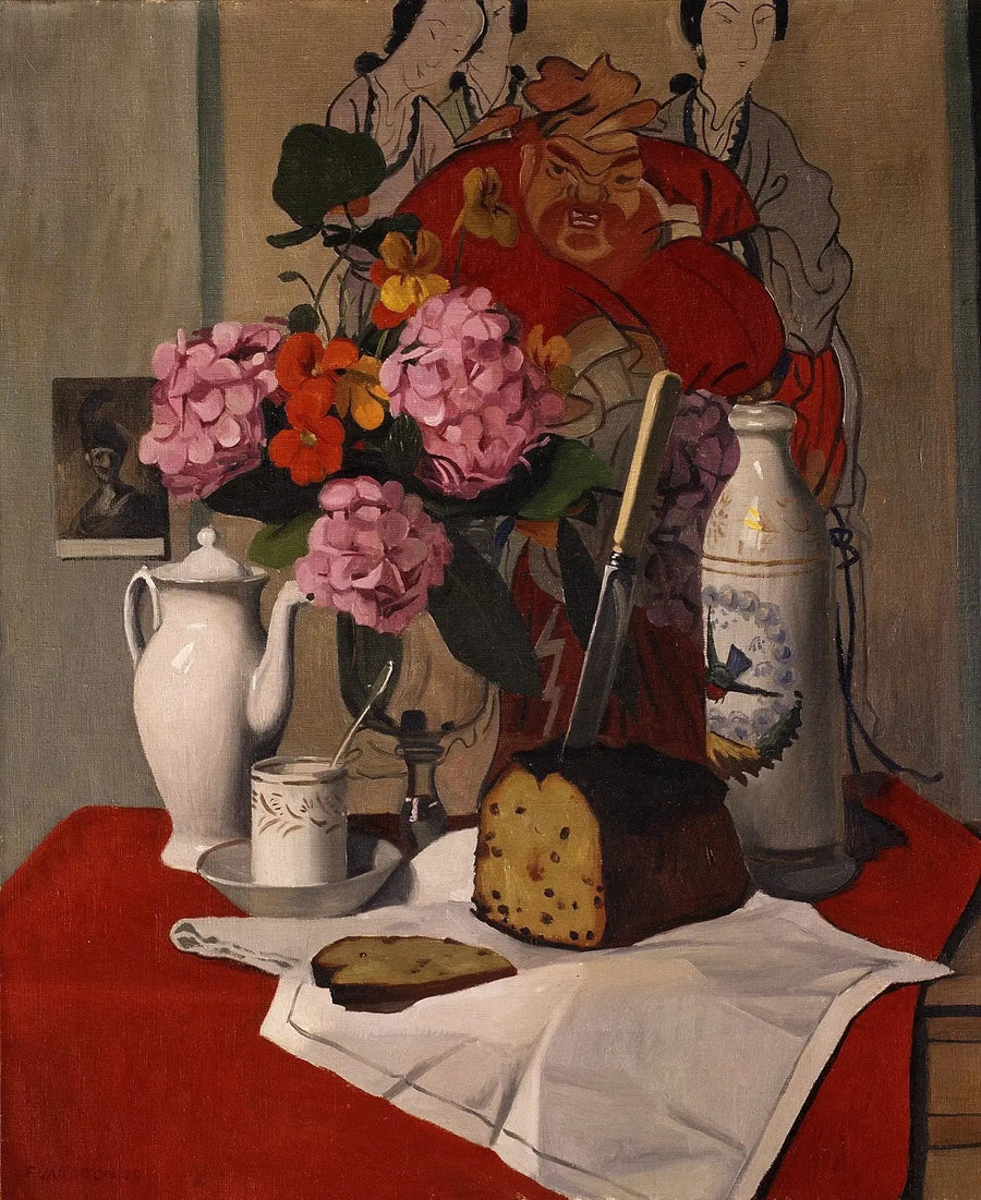 Çiçeklerle Natürmort - Félix Vallotton