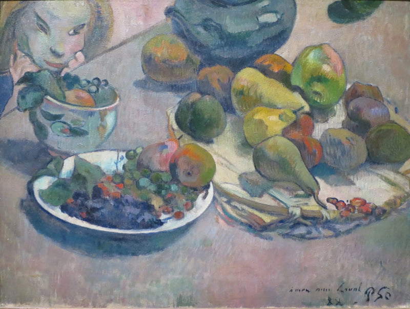 Meyve Natürmortu (Laval'a ithaf edilmiş) - Paul Gauguin