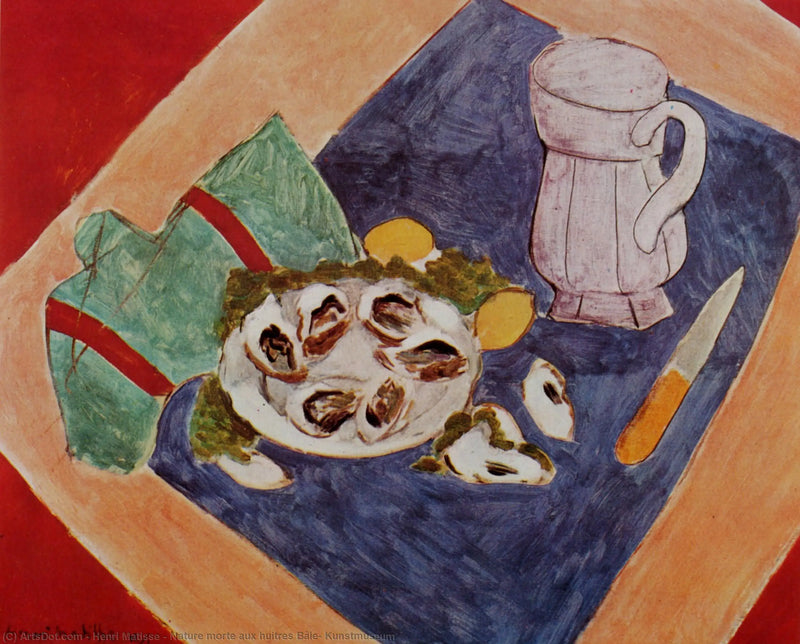 İstiridye ile Natürmort - Henri Matisse