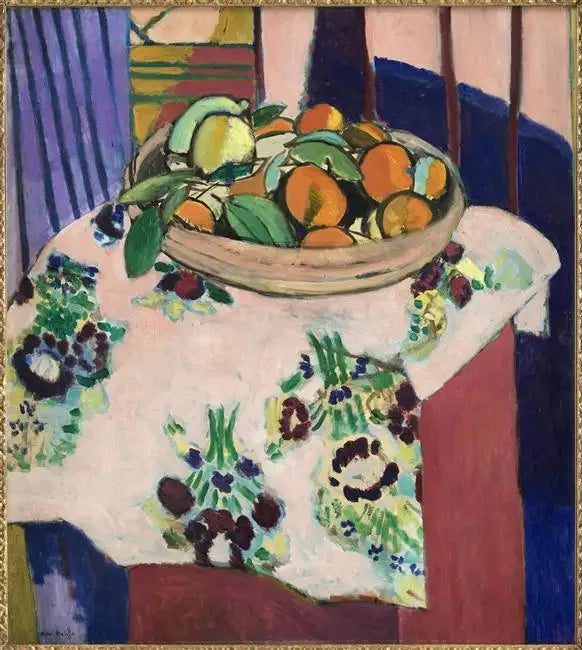 Portakal ile Natürmort - Henri Matisse