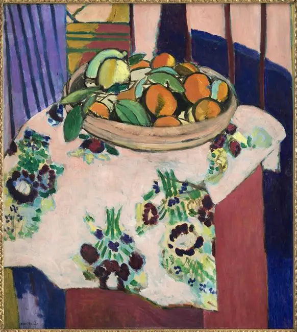 Portakal ile Natürmort - Henri Matisse
