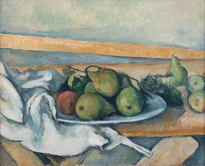 Armutlu Natürmort - Paul Cézanne