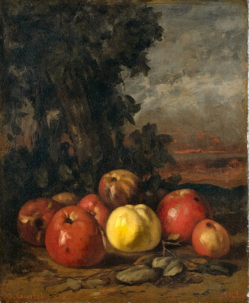 Meyve Sepetinde Elmalar - Gustave Courbet