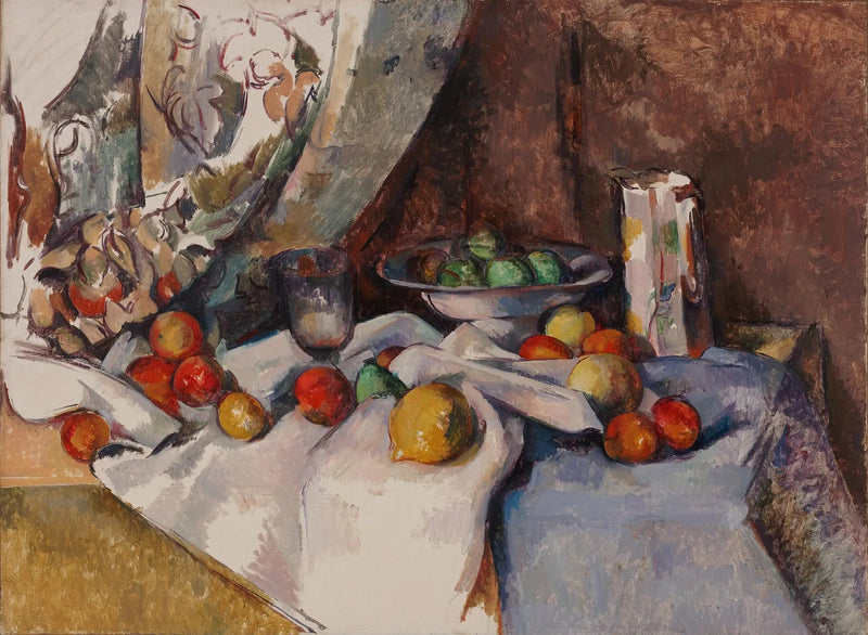 Elmalarla Natürmort - Paul Cézanne
