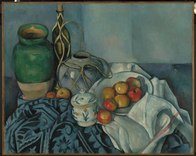 Elmalarla Natürmort - Paul Cézanne