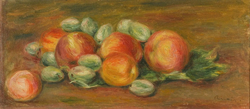 Elma ile Natürmort - Pierre-Auguste Renoir