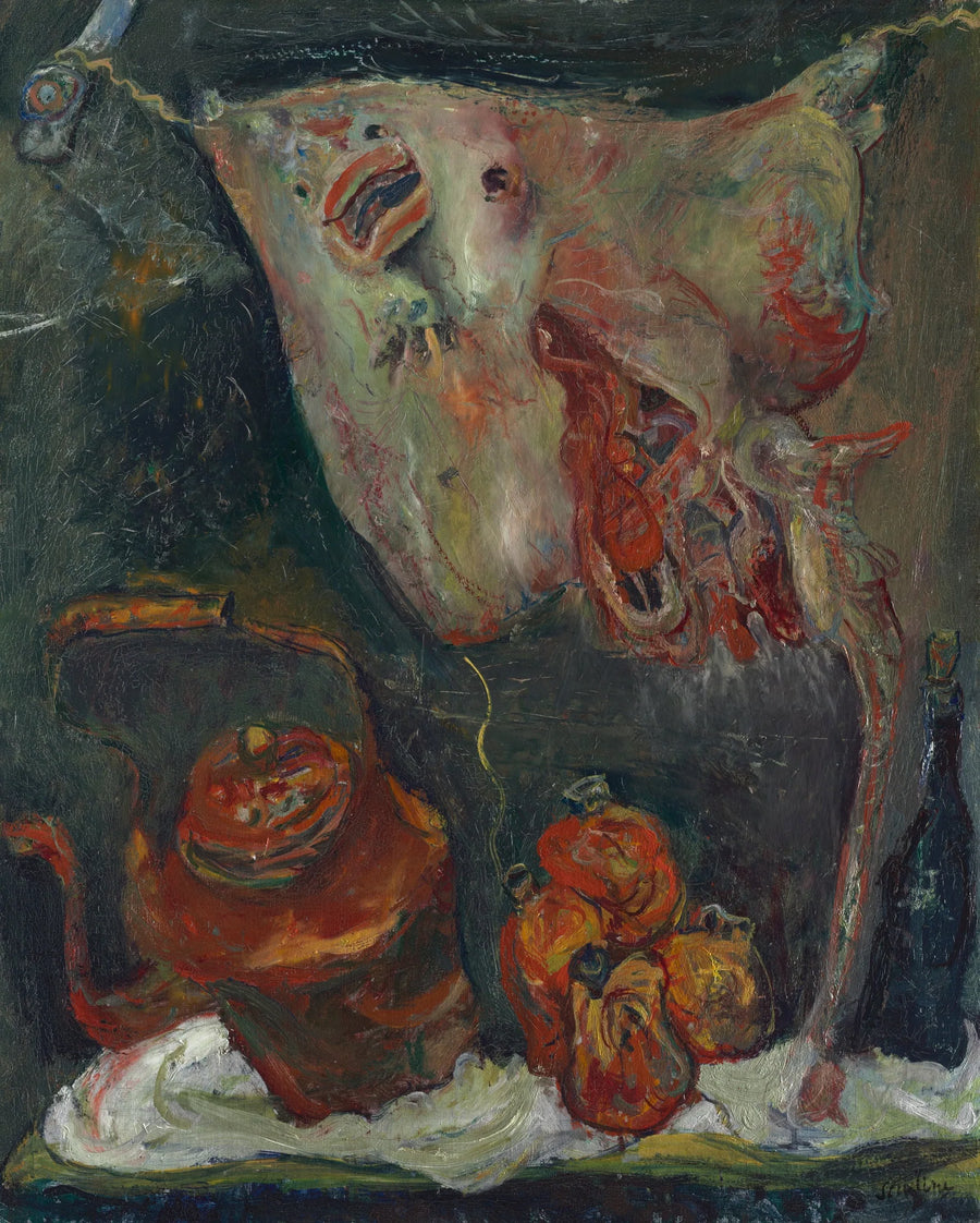 Doğa Manzarası ve Çizgiler - Chaim Soutine
