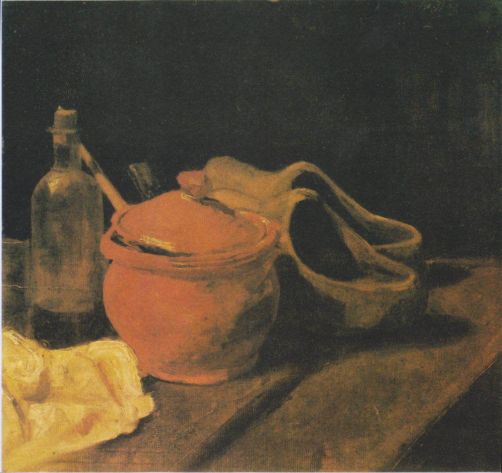 Reproduction du tableau « Nature morte aux sabots - Vincent van Gogh » par Alpha Reproduction en peinture à l’huile
