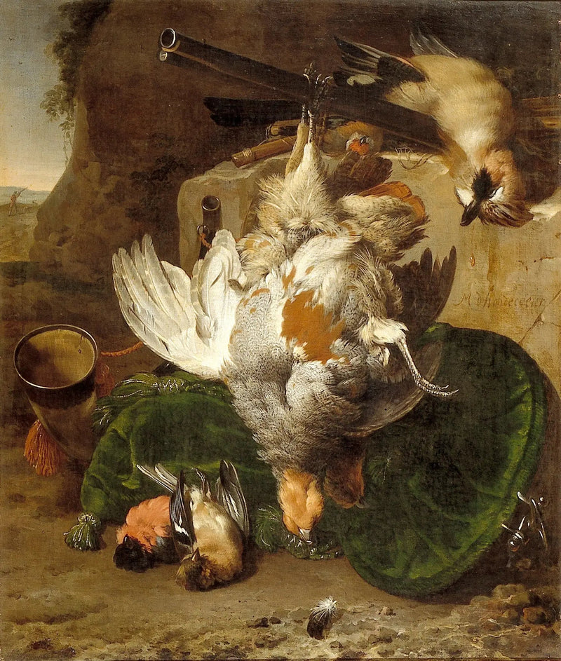 ölü doğa ve ölü kuşlar - Melchior de Hondecoeter