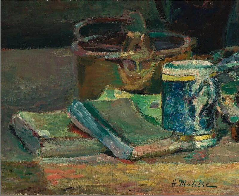 Kitaplarla Natürmort - Henri Matisse